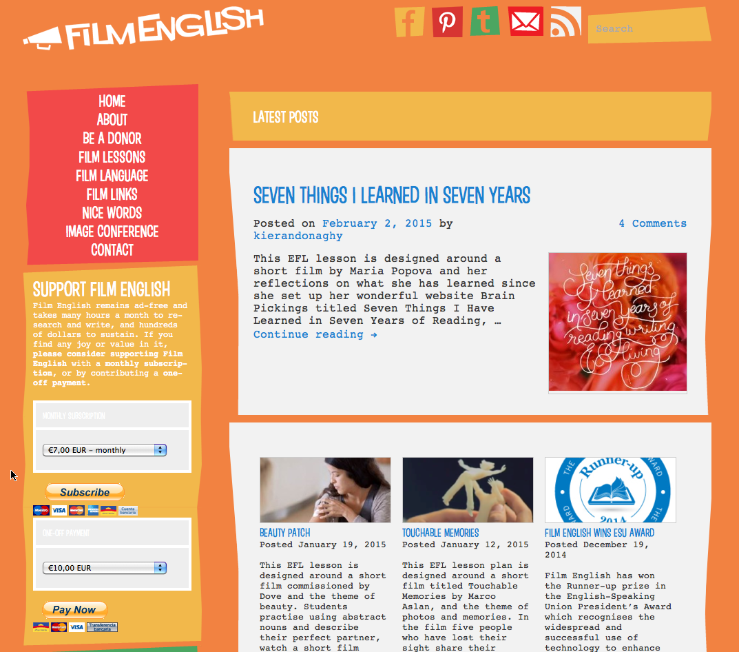 Complete Lesson Plans to Learn and Teach English through Films (Movies)
