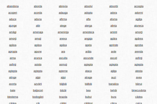 Free Online Romanian Verb Conjugation and Learning Conjugator Free Online Romanian Verb Conjugation and Learning Conjugator