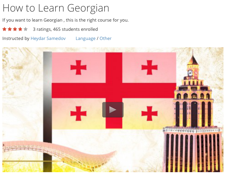 Free Course: How to Learn Georgian