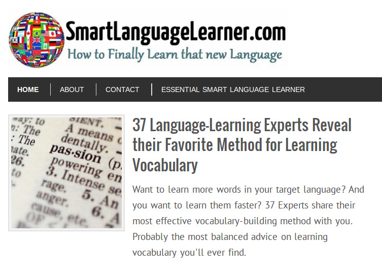 Expert Language Learners Share their Secrets to Learning Vocabulary Expert Language Learners Share their Secrets to Learning Vocabulary