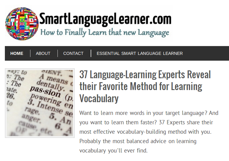 Expert Language Learners Share their Secrets to Learning Vocabulary
