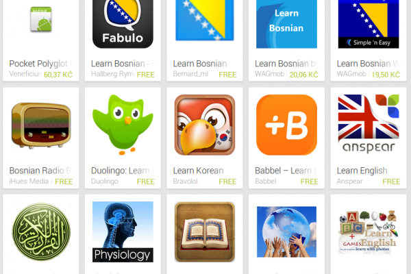 Learn Bosnian with Android Apps