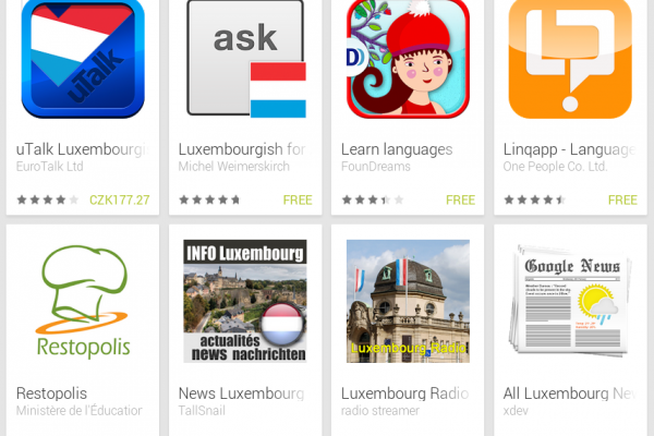 Learn Luxembourgish with Android Apps