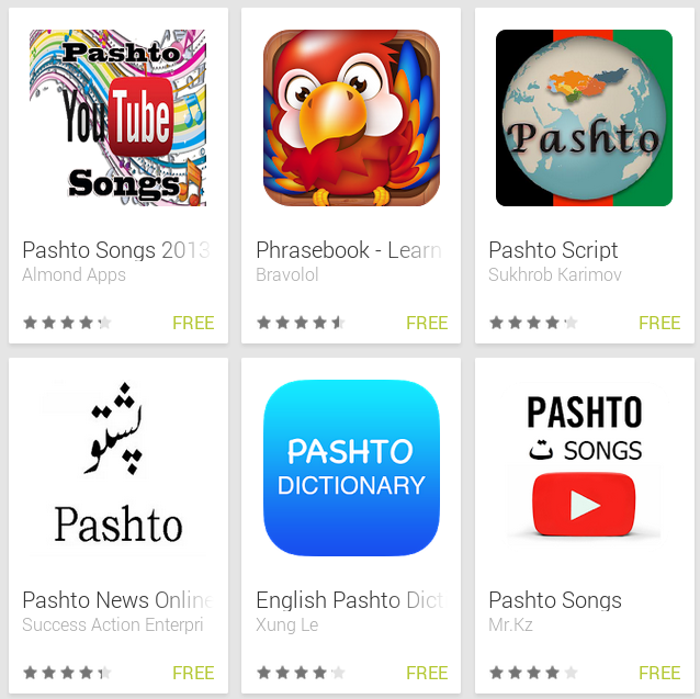 Learn Pashto with Android Apps