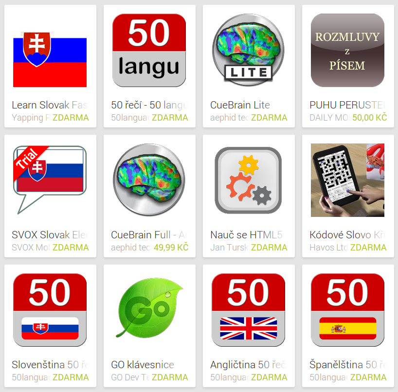 Learn Slovak with Android Apps Learn Slovak with Android Apps