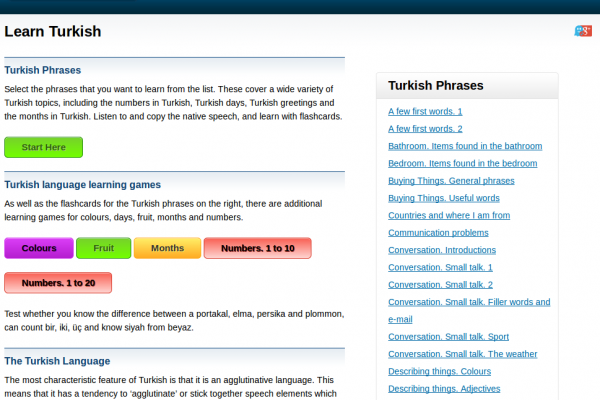 Free Turkish Audio Phrasebook, Games and Mobile Apps (Android, iOS) to Learn Basic Turkish for Travel and Living