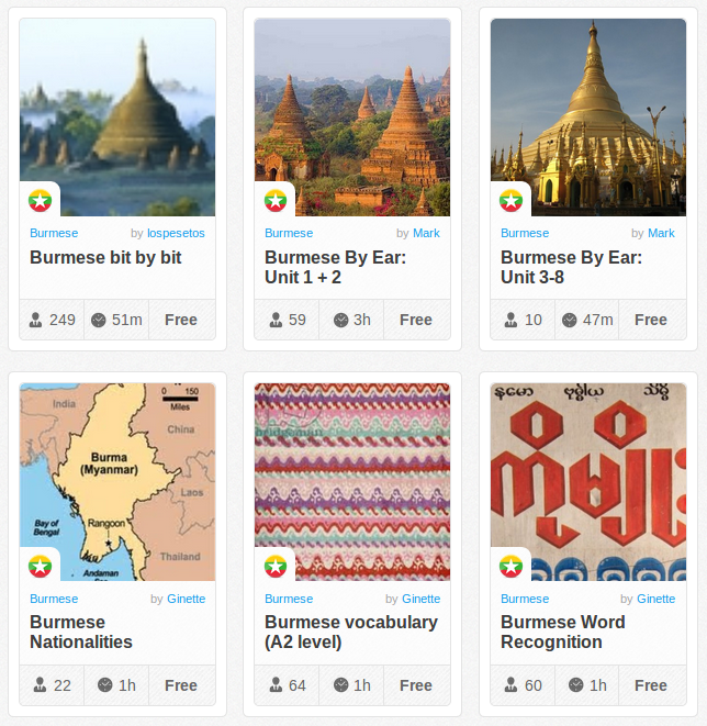 Memrise Merges Science, Fun and Community to Help Learn Burmese Online for Free (+ App)