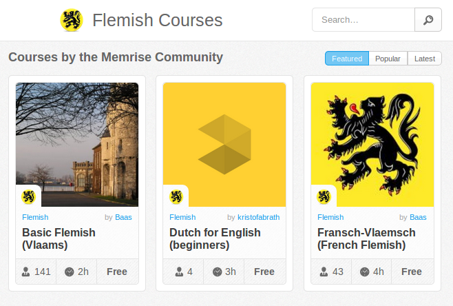Memrise Merges Science, Fun and Community to Help Learn Flemish Online for Free (+ App)