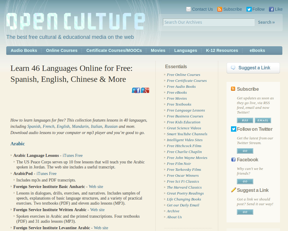 Openculture com discount free movies online