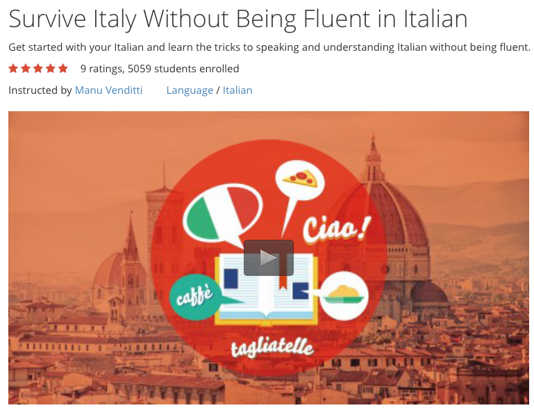 Free Course: Survive Italy Without Being Fluent in Italian Free Course: Survive Italy Without Being Fluent in Italian