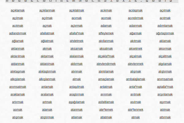 Free Online Turkish Verb Conjugation and Learning Conjugator Free Online Turkish Verb Conjugation and Learning Conjugator