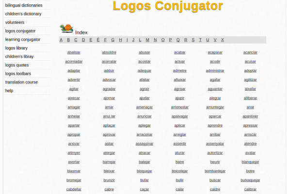 Logos Verb Conjugator | Free Language