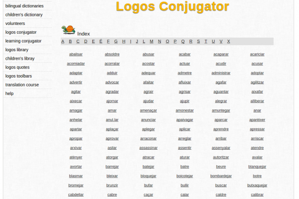 Free Online Catalan Verb Conjugation and Learning Conjugator