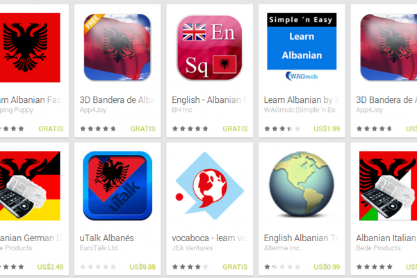 Learn Albanian with Android Apps