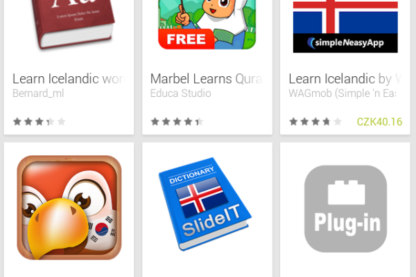 Learn Icelandic with Android Apps