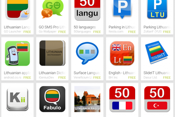 Learn Lithuanian with Android Apps