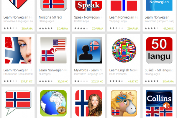 Learn Norwegian with Android Apps