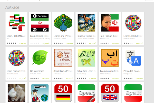Learn Persian/Farsi with Android Apps