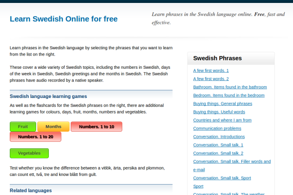 Learn Swedish | Free Language