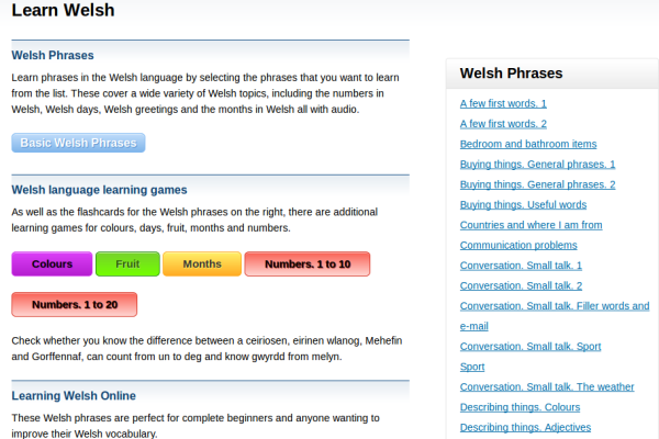 learn welsh homework