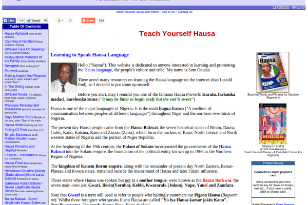 Learn Total Beginner Hausa Online for Free: Alphabet, Greetings, Basic Phrases, Food and More